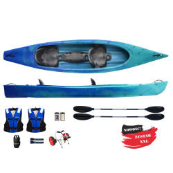 Kayak Sprinter II + 1 -Piece Paddle Case