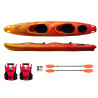 Kayak Sprinter II + Paddle 1-Piece Life Vest Case