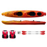 Kayak Sprinter II + Paddle 1-Piece Life Vest Case