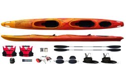 Kayak Sprinter II + Paddle 1-Piece Life Vest Case