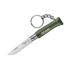 Opinel Knife Colorama 04 Khaki Keychain