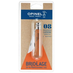 Opinel Carbon Blister Knife 06-12