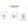 SOTO Stove Fusion Trek OD-1FT