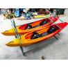 Stand for 8 kayaks for rental