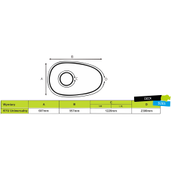 YAK Cockpit Cover - Ideal Cover for Storage and Solo Kayaking