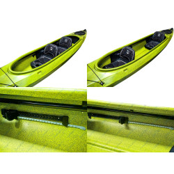 Turystyczny Kajak Dwuosobowy Caribou Adventure Premium ze Sterem 430cm