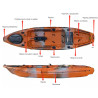 Kajak Wędkarski Whisky 11 PeddalCrow - Sklep z Kajakami Wędkarskimi