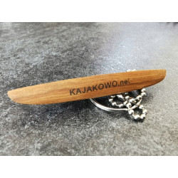 Kayak-shaped pendant / keyring - a perfect gift idea!
