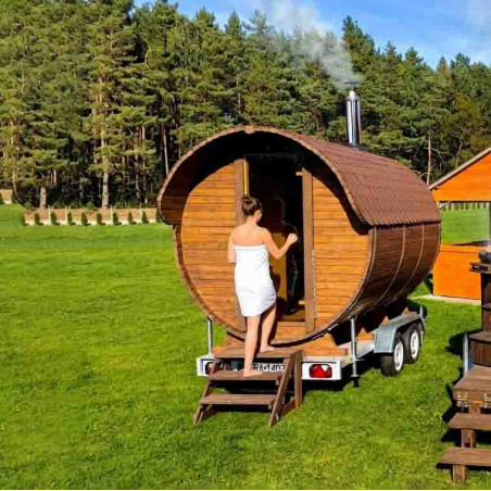 Mobilna Sauna Fińska nad Wartą – Relaks w Naturze – CampKAJAKOWO